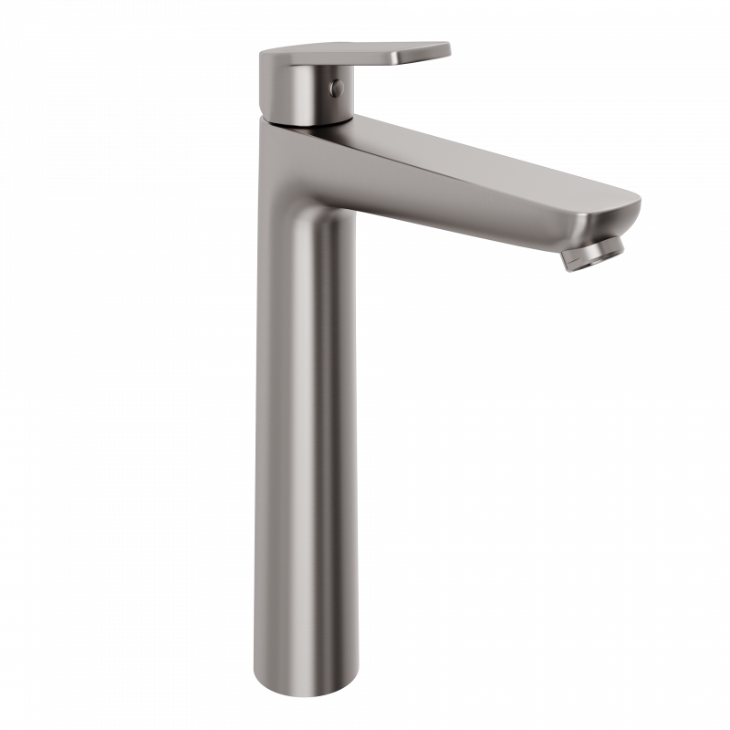 Смеситель для раковины Abelsberg Lineara UNF23509BN высокий, титан