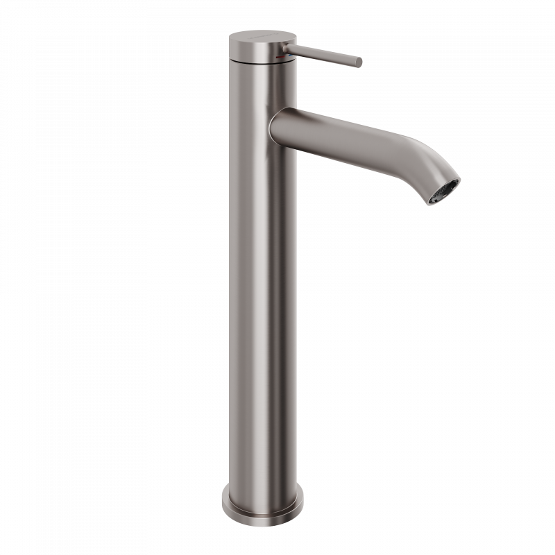 Смеситель для раковины Abelsberg Fluida ERF22003BN высокий, титан