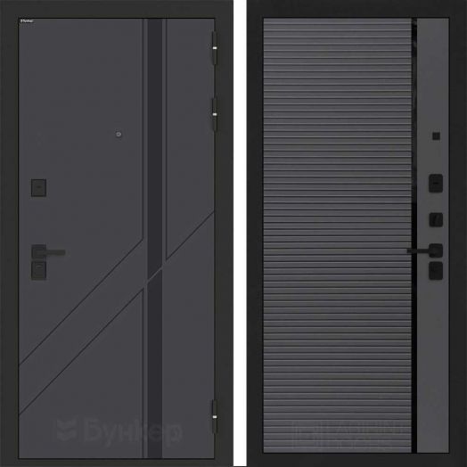 Входная дверь Бункер BN-12 - 22 Графит софт