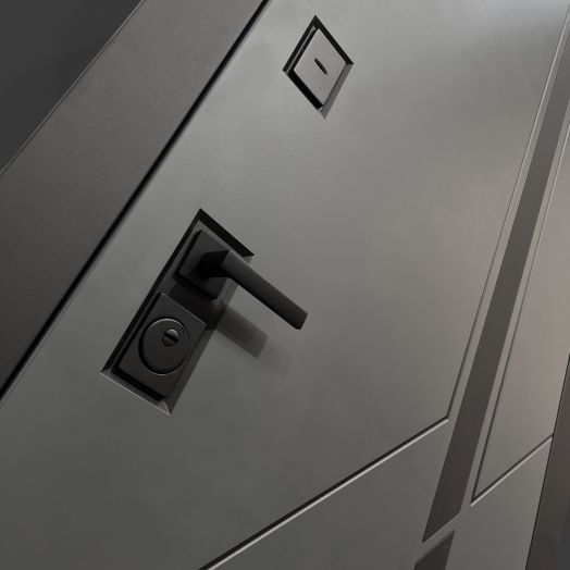 Входная дверь Бункер BN-12 - Зеркало максимум Белый софт