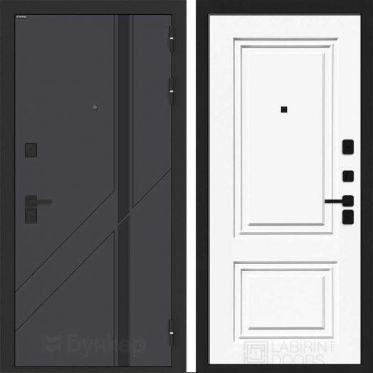 Входная дверь Бункер BN-12 - 26 RAL 9003 Эмаль белая