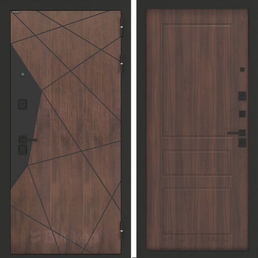 Входная дверь Бункер BN-14 - 03 Орех бренди