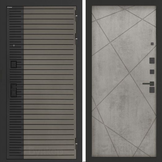 Входная дверь Бункер BN-15 - 24 Бетон светлый