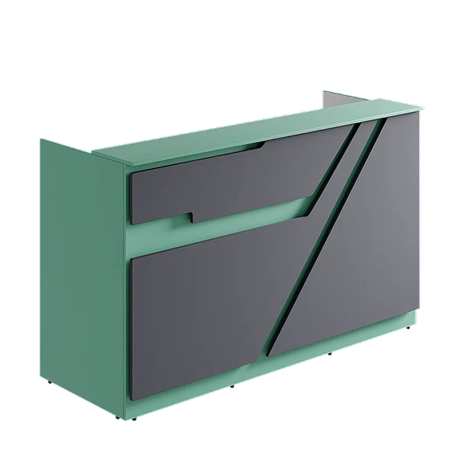 Ресепшн «Техно» в МДФ пленке иребис/сабон