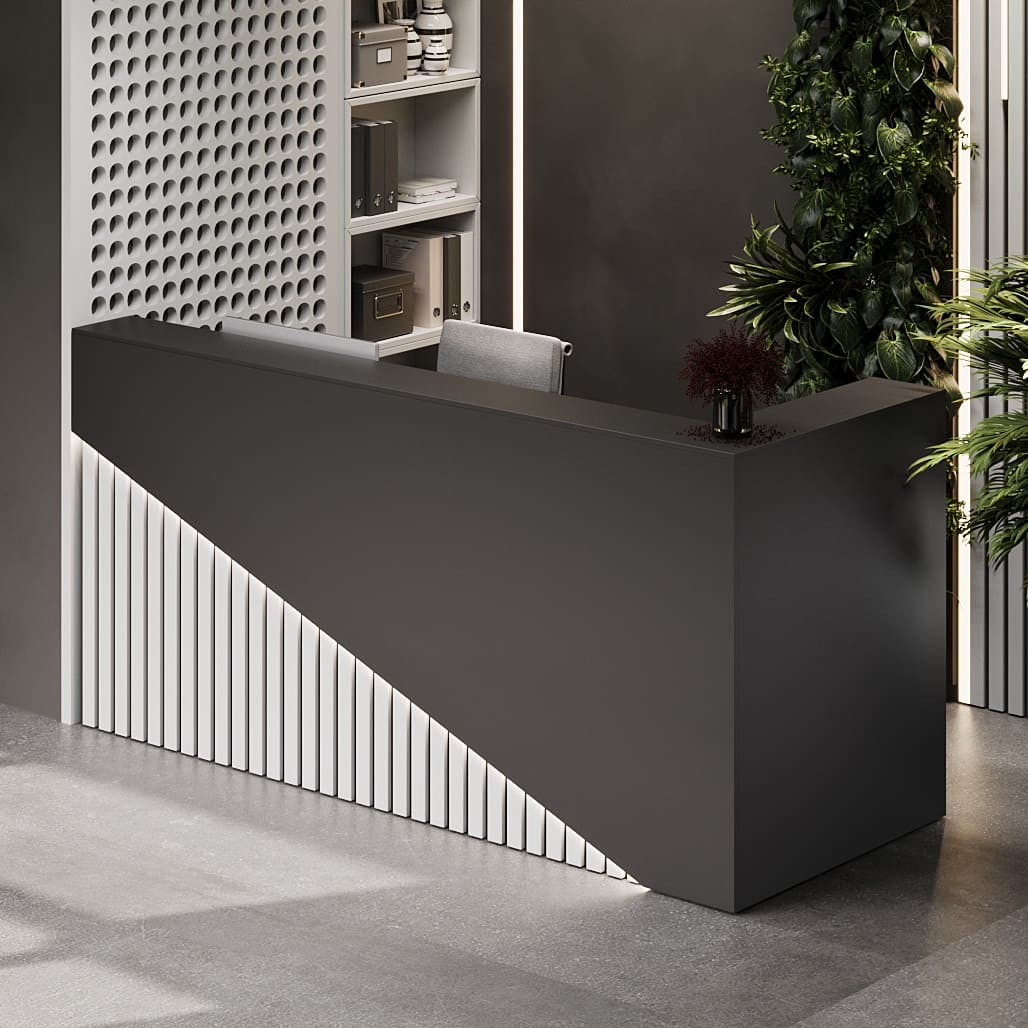 Ресепшн «Прайм» Чёрный / Белый