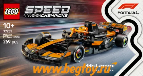 Конструктор LEGO SPEED 77251 McLaren F1 Team MCL38