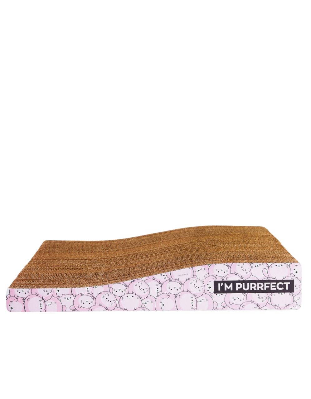 Когтеточка из картона I`M PURRFECT, 19 х 37 см