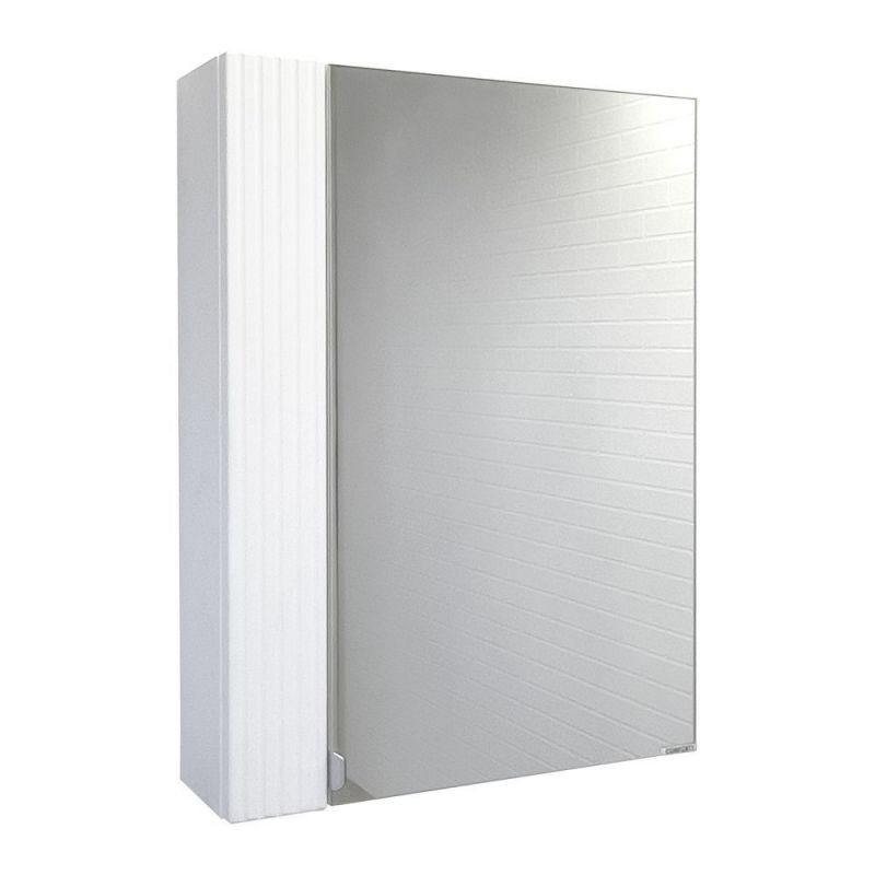 Зеркало-шкаф для ванной комнаты Comforty Лима 60 белый матовый