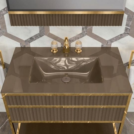 Комплект мебели №21 Oasis Academy 85х53х200 см напольная консоль с интегрированной в столешницу раковиной схема 4