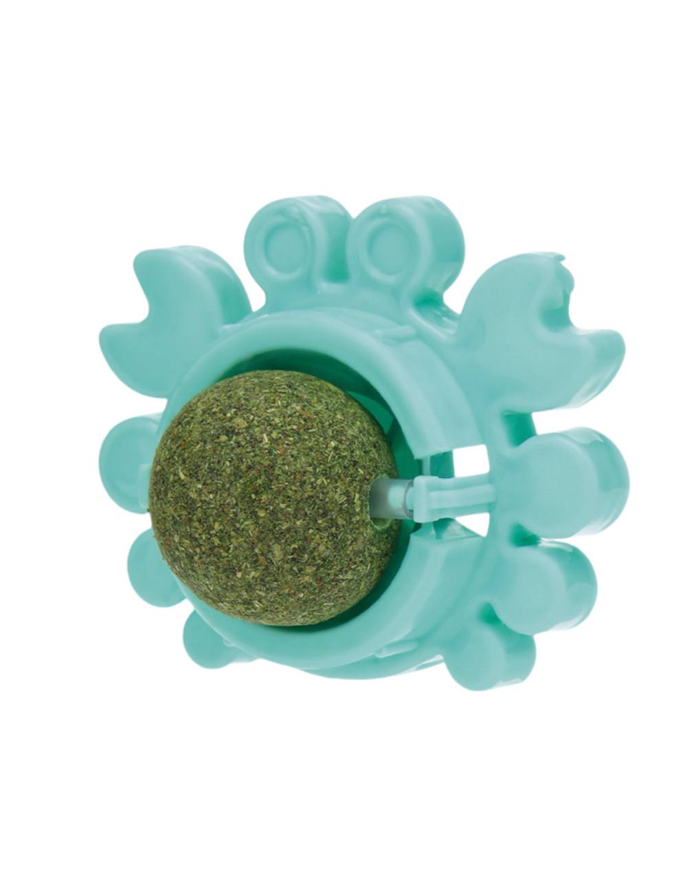 Игрушка для кошек с кошачьей мятой "Краб", 6,8 см, бирюзовая250