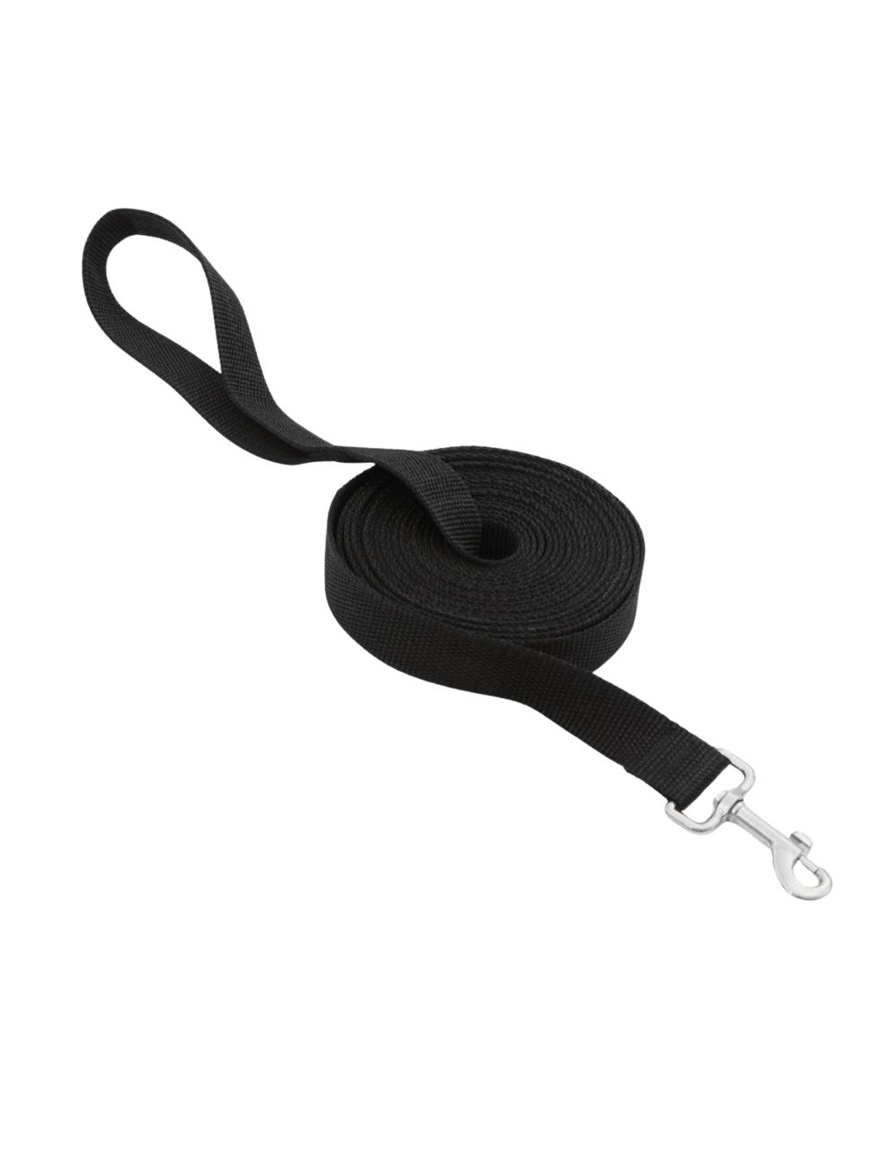 Поводок 5 м х 2,5 см, чёрный