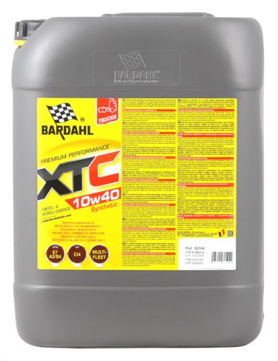Bardahl XTC Trucks 10W-40, 20 л