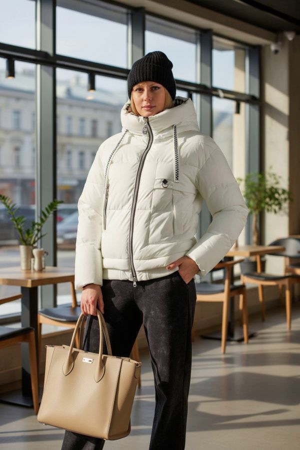 Демисезонная куртка, арт. Н3039, Евро-зима [белый]