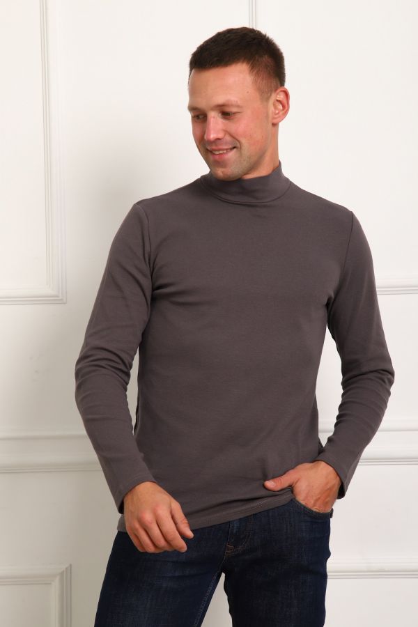 1092 Водолазка мужская [серый]