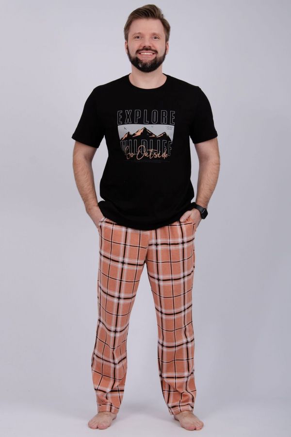 Пижама Альпы 2 [черный/коричневый]