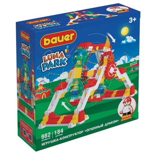 Конструктор "Луна-парк" "Аттракцион Огненный Дракон"
