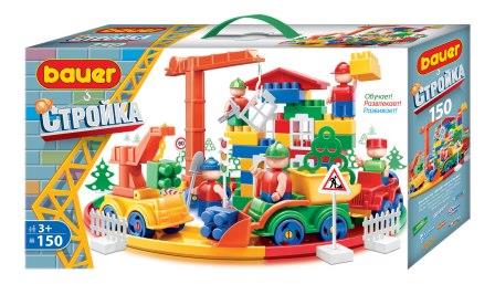 Конструктор "Стройка" 150 деталей (в коробке)