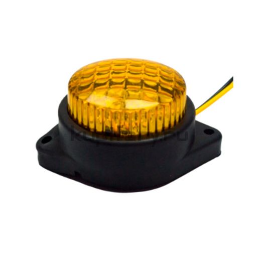 Желтый маленький проблесковый маяк 6LED на механическом креплении RPF-6led