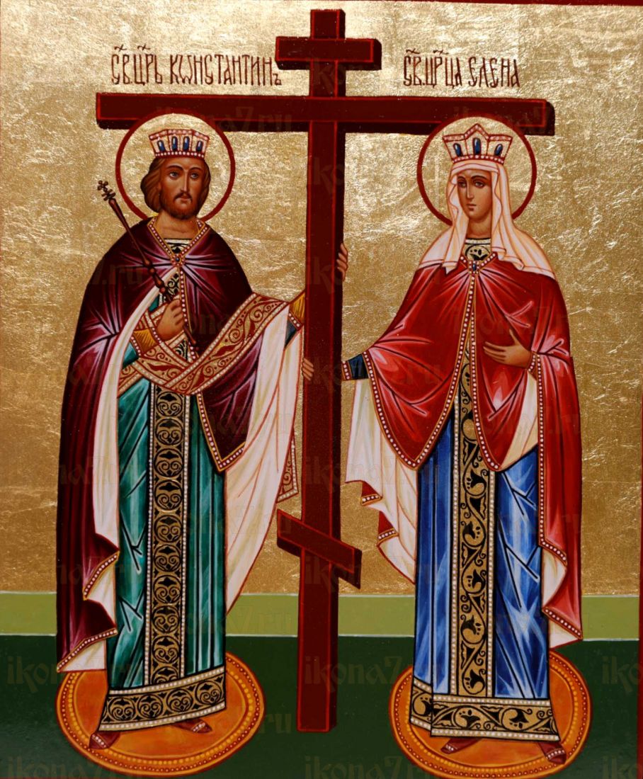 Икона Константин и Елена Равноапостольные (UV-печать)(10356)