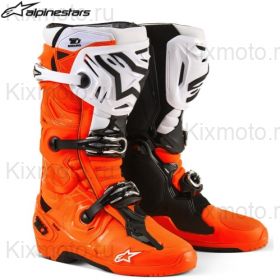 Мотоботы Alpinestars Tech 10 Enduro, оранжевые