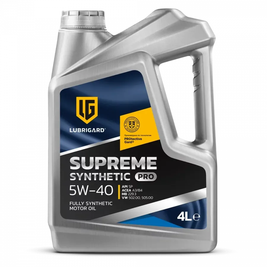 Lubrigard Supreme Synthetic PRO 5W-40, 4л