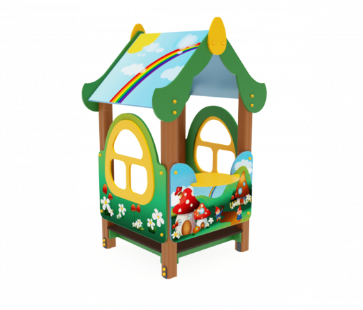 Домик Теремок 1300х1200х2000