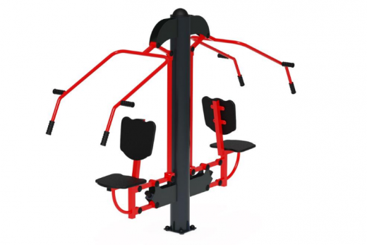 Тренажер Жим от груди двойной 1740х960х2000