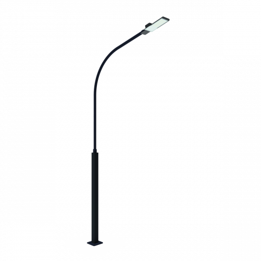 Столб освещения МуарЧер 1610х200х3370