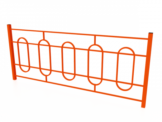 Ограждение 700х2000 тип 12 2000х30х700