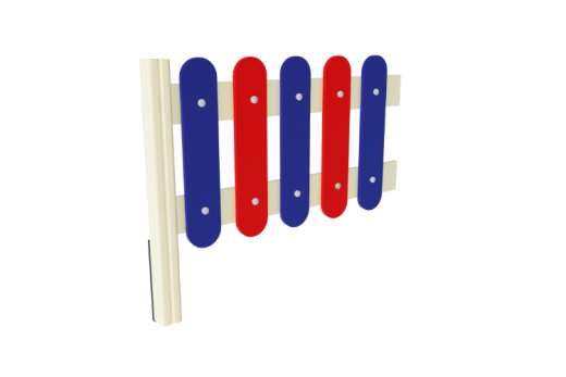 Ограждение деревянное Штакетник 1220х120х900