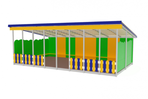 Теневой навес Ультра 3 8000х4500х2700