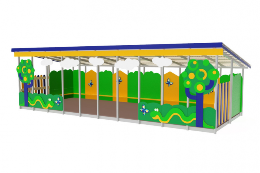 Теневой навес Ультра 2 Весна 10000х4000х2700