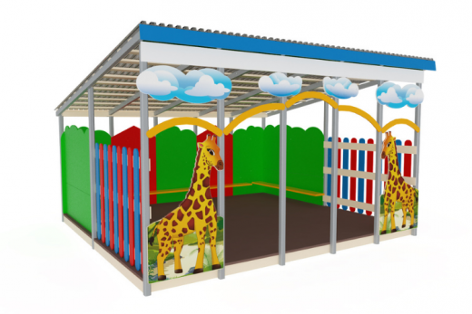 Теневой навес Жираф мини 5000х4500х2700