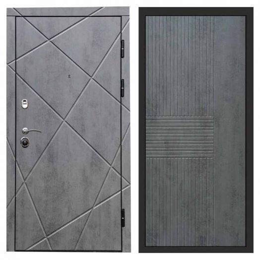 Входная дверь Termo-door Лучи Бетон - Мастино Бетон темный