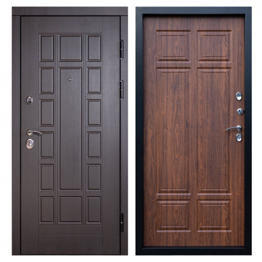 Входная дверь Termo-door Виргиния Венге - Орех премиум