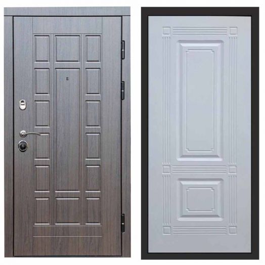 Входная дверь Termo-door Виргиния Венге - Мадрид Белый софт