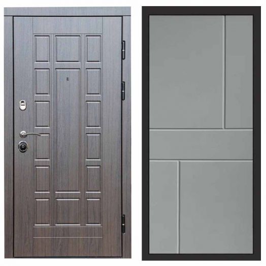 Входная дверь Termo-door Виргиния Венге - Горизонт Грей софт