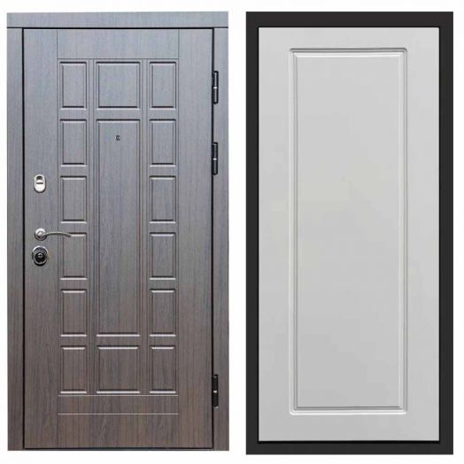 Входная дверь Termo-door Виргиния Венге - Гранд Белый софт