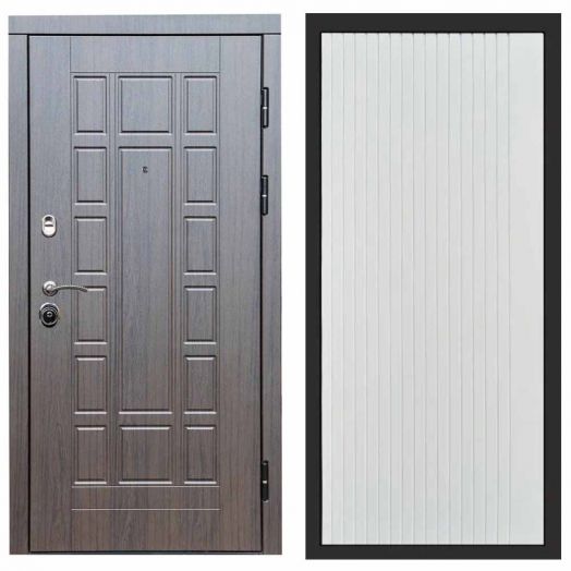 Входная дверь Termo-door Виргиния Венге - FLAT Белый софт