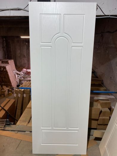 Входная дверь Termo-door Вертикаль Венге - Арка Белое дерево