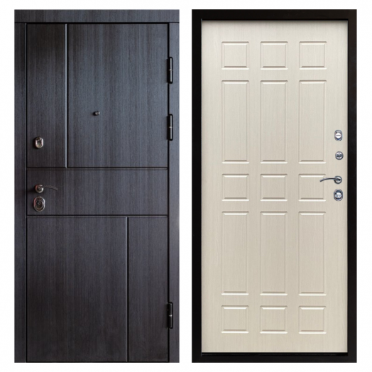 Входная дверь Termo-door Вертикаль Венге - Спарта Лиственница
