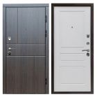 Входная дверь Termo-door Вертикаль Венге - Классик Белый софт