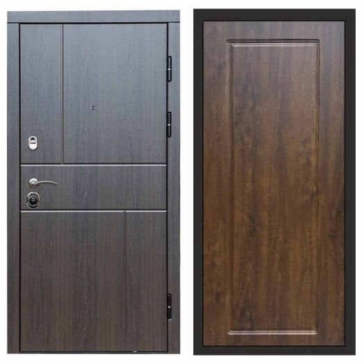 Входная дверь Termo-door Вертикаль Венге - Гранд Дуб