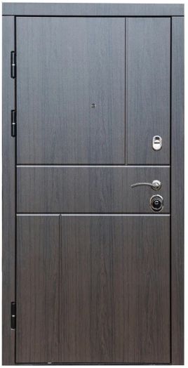 Входная дверь Termo-door Вертикаль Венге - Лион Дуб