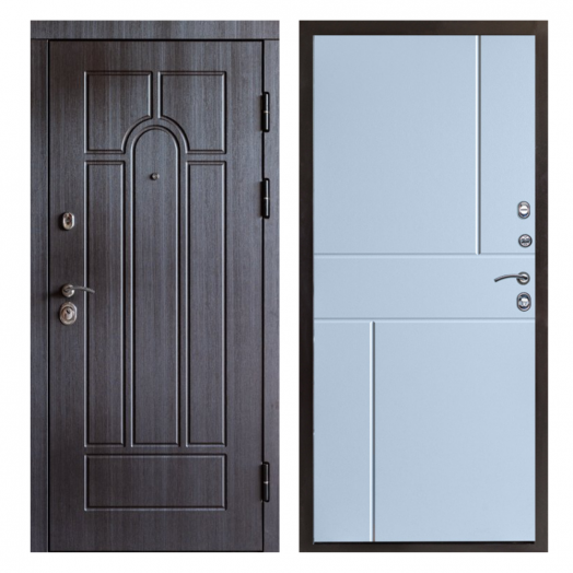 Входная дверь Termo-door Модена Венге - Горизонт Белый