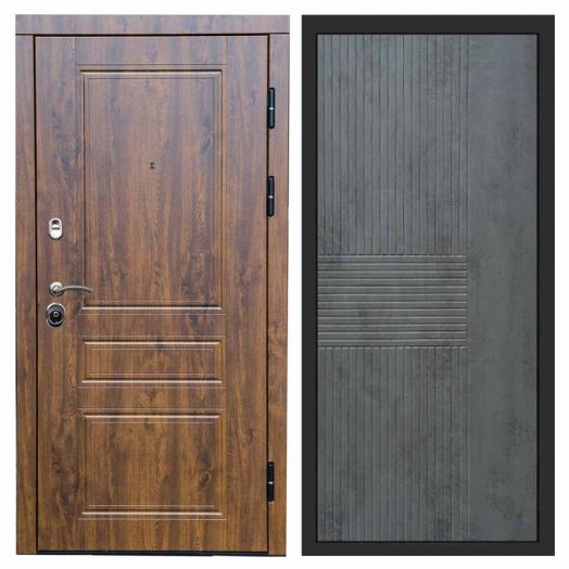 Входная дверь Termo-door Орегон Дуб - Мастино Бетон темный