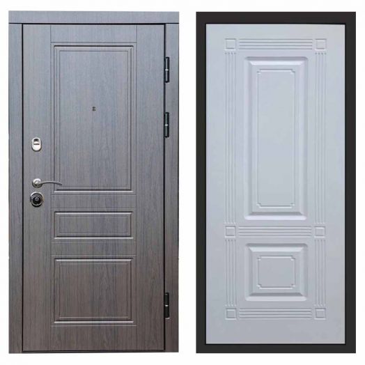 Входная дверь Termo-door Орегон Венге - Мадрид Белый софт