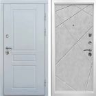 Входная дверь Termo-door Орегон WHITE - Лучи Бетон светлый
