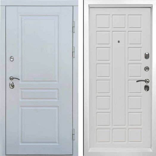 Входная дверь Termo-door Орегон WHITE - Престиж Бежевый матовый