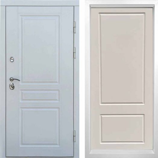 Входная дверь Termo-door Орегон WHITE - Марсель Слоновая кость